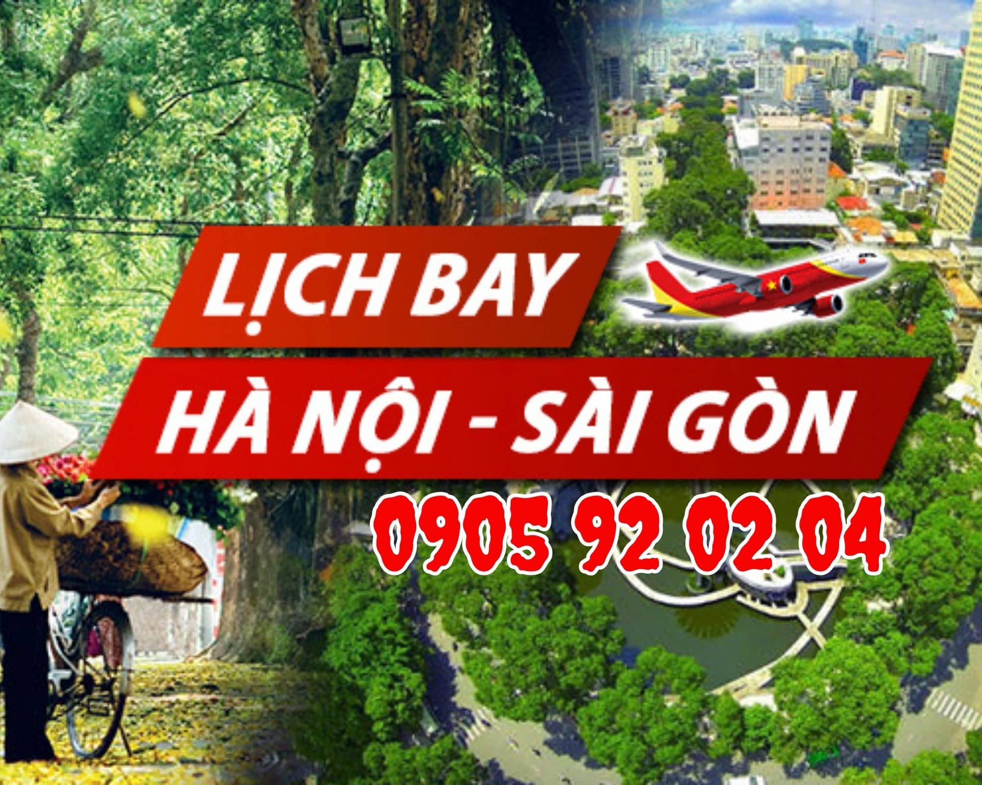 Vé máy bay hà nội sài gòn